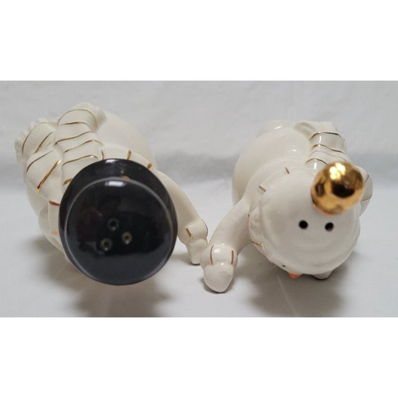 Home for the Holidays 2004 Snowman Couple Salt & Pepper Shaker Set #56005 - Picture 8 of 14